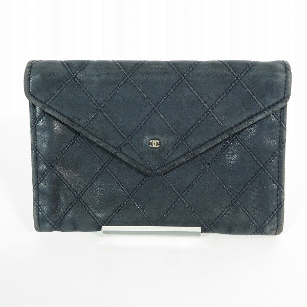 実際に弊社で買取させて頂いたCHANEL/シャネル ビコローレ カード 小銭入れ コンパクト ウォレット 財布 ケース