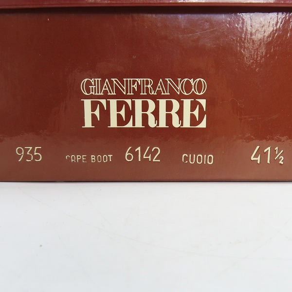 実際に弊社で買取させて頂いたGIANFRANCO FERRE/ジャンフランコフェレ スエードビジネスシューズ/ドレスシューズ 935 /41.5の画像 9枚目