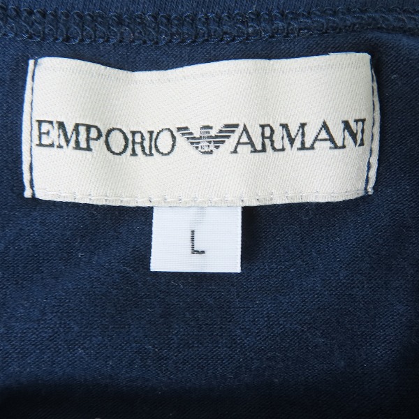 実際に弊社で買取させて頂いたGIORGIO ARMANI/ジョルジオアルマーニ EMPORIO ARMANI/エンポリオアルマーニ 他 半袖Tシャツ 4点セットの画像 4枚目