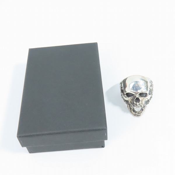 実際に弊社で買取させて頂いたCRAZY PIG/クレイジーピッグ  ペストスカルリング/Plague Skull Ring 19号の画像 9枚目