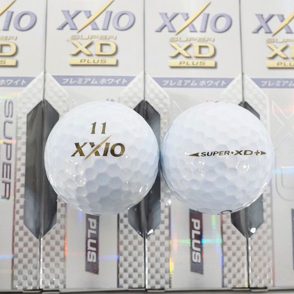 実際に弊社で買取させて頂いた【未使用】DUNLOP/ダンロップ XXIO/ゼクシオ SUPER XD PLUS ゴルフボール プレミアムホワイト 1ダースの画像 1枚目