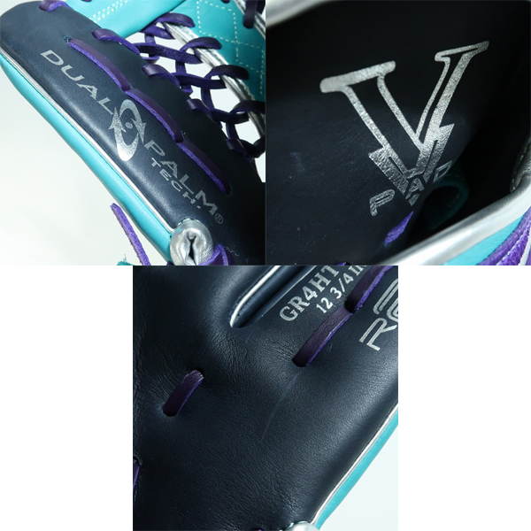 実際に弊社で買取させて頂いたRawlings/ローリングス HYPER TECH GR4HTCY719  軟式 外野手 右投げ用 グローブの画像 9枚目