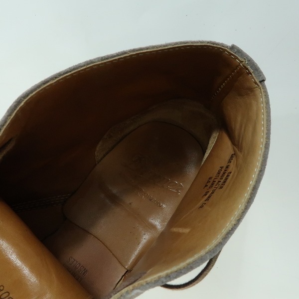 実際に弊社で買取させて頂いたDANNER/ダナー ANTIGO/アンティゴ スエード チャッカブーツ D1806/9の画像 4枚目