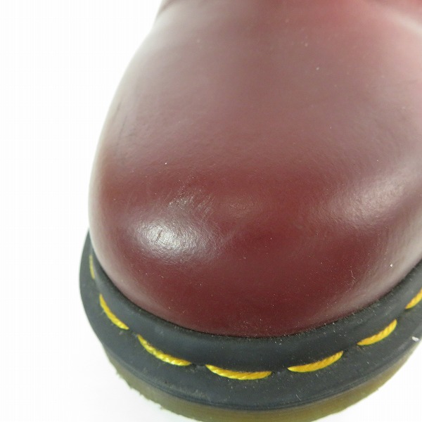 実際に弊社で買取させて頂いたDr.Martens/ドクターマーチン 3EYE SHOE/3ホールブーツ 1461 チェリーレッド 11838600 UK8の画像 6枚目