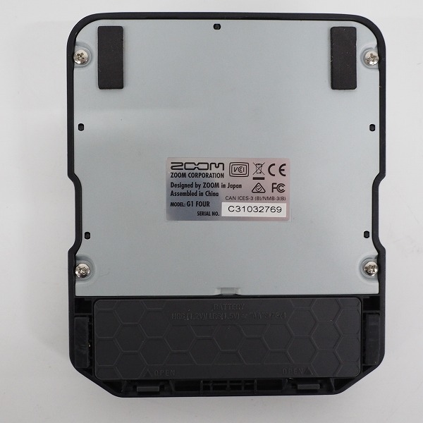 実際に弊社で買取させて頂いたZOOM/ズーム G1 FOUR Ver.v1.10 エレキギター用マルチエフェクター【簡易動作確認済】の画像 5枚目