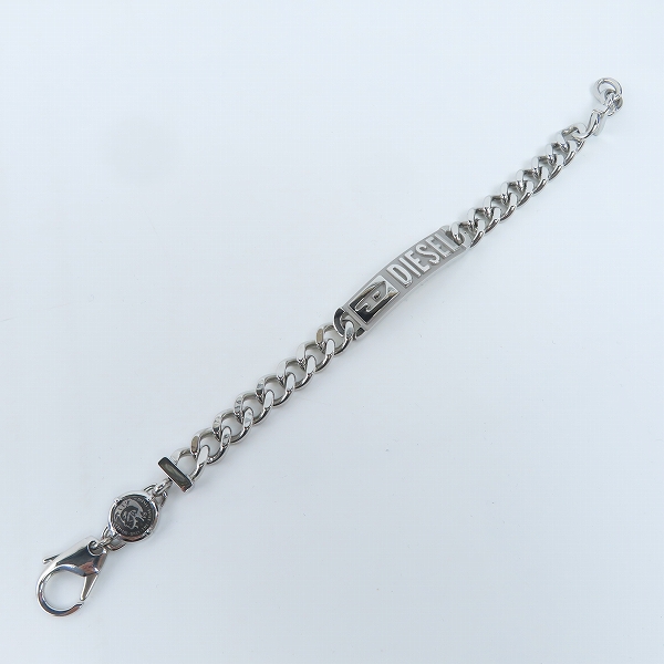 実際に弊社で買取させて頂いたDIESEL/ディーゼル ブレスレット IDプレートの画像 7枚目