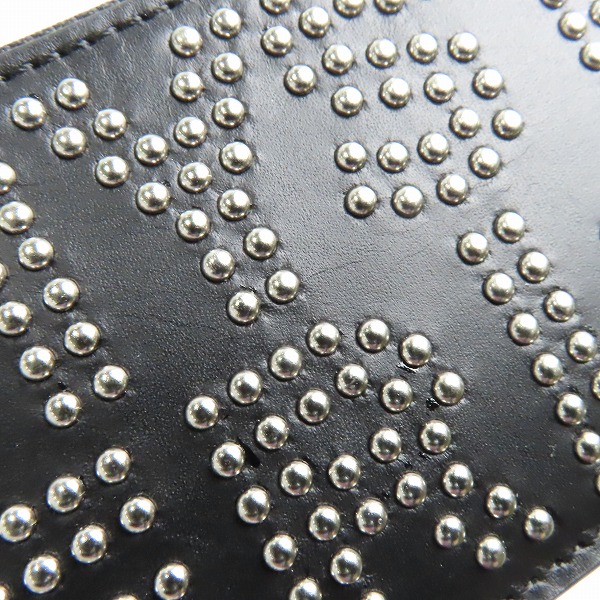 実際に弊社で買取させて頂いたHYSTERIC GLAMOUR/ヒステリックグラマー ロゴスタッズ フラグメントケース 02221QG04996の画像 4枚目