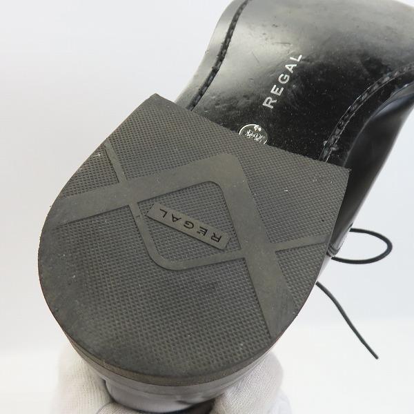 実際に弊社で買取させて頂いたREGAL/リーガル 内羽根 ストレートチップ レザーシューズ ビジネスシューズ 811R/24.5の画像 6枚目