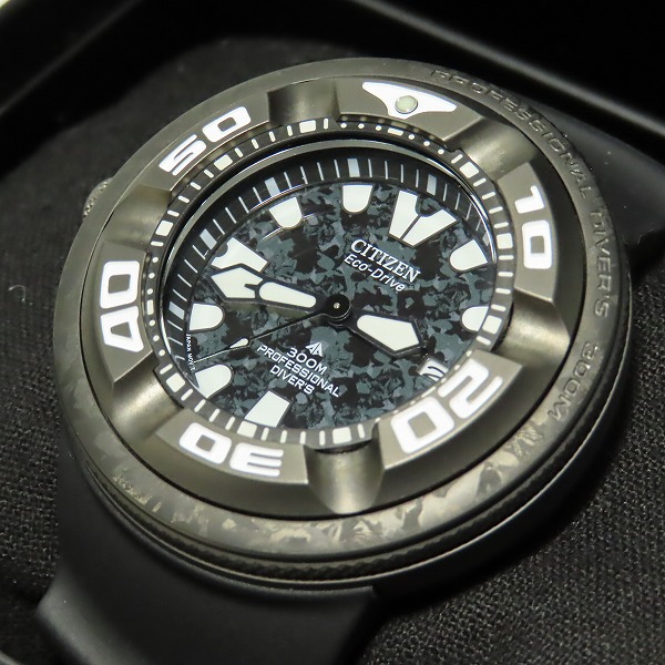 実際に弊社で買取させて頂いた【保証期間内】CITIZEN/シチズン ゴジラコラボ PROMASTER/プロマスター MARINEシリーズ 世界限定2500本 BJ8056-01E