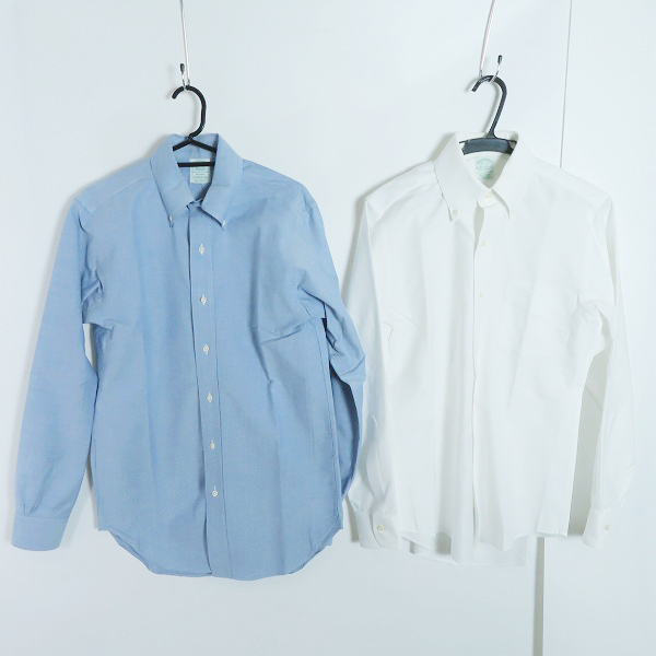 実際に弊社で買取させて頂いたBrooks Brothers/ブルックスブラザース ボタンダウンシャツ 2点セット