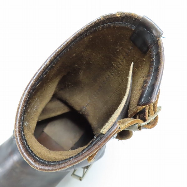 実際に弊社で買取させて頂いたRED WING/レッドウィング 羽タグ PT91 レザー エンジニア ブーツ/9の画像 4枚目