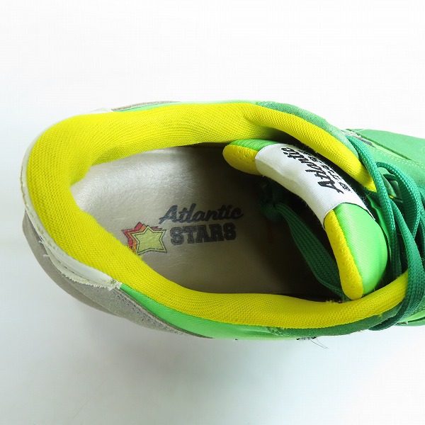 実際に弊社で買取させて頂いたATLANTIC STARS/アトランティックスターズ VEGA/ベガ スニーカー グリーン VGV-PR-MBFF/44の画像 4枚目