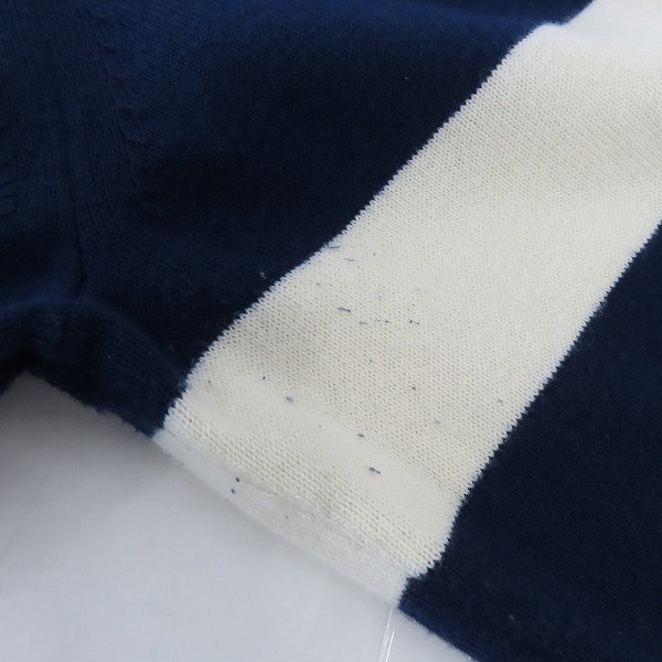 実際に弊社で買取させて頂いたFRED PERRY/フレッドペリー TIPPED SLEEVE V NECK JUMPER Vネックニット K9555/Lの画像 7枚目