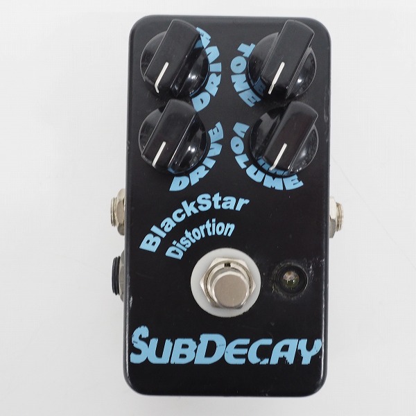 実際に弊社で買取させて頂いたSUBDECAY/サブディケイ BlackStar Distortion ディストーション 歪み系 エフェクター【動作確認済】