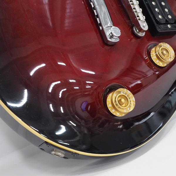 実際に弊社で買取させて頂いた★【弦無し】YAMAHA/ヤマハ YSG-II WR ダブルカッタウェイ エレキギター 日本製 ソフトケース付の画像 6枚目