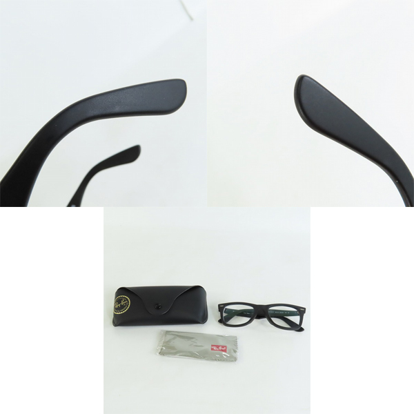 実際に弊社で買取させて頂いたRay-Ban/レイバン WAYFARER/ウェイファーラー メガネフレーム RB2140-F 901-Sの画像 8枚目
