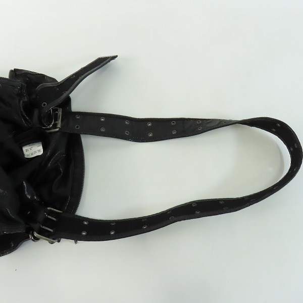 実際に弊社で買取させて頂いたBUFFALO BOBS/バッファローボブズ シープ レザー ショルダー バッグ MFB8501の画像 7枚目