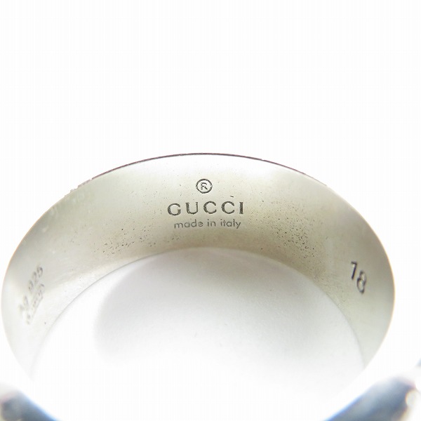 実際に弊社で買取させて頂いたGUCCI/グッチ ダブルG シルバー リング 551899 J8400 0811/16号の画像 6枚目