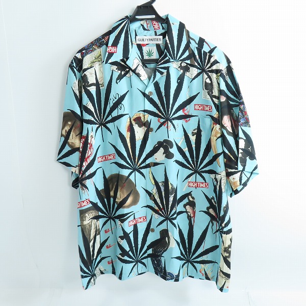 実際に弊社で買取させて頂いたWACKO MARIA/ワコマリア×HIGH TIMES/ハイタイムス 24SS HAWAIIAN SHIRT お化け図 アロハシャツ/L