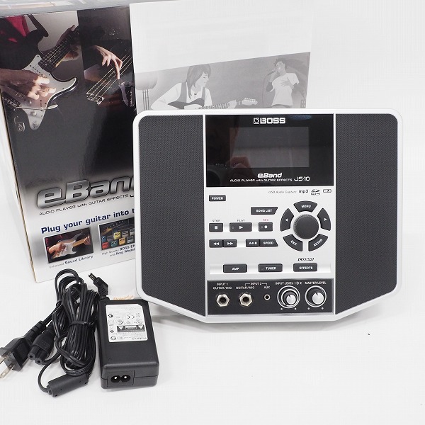 実際に弊社で買取させて頂いたBOSS/ボス eBand JS-10 AUDIO PLAYER with GUITAR EFFECTS ギター用 オーディオプレーヤー【簡易動作確認済】