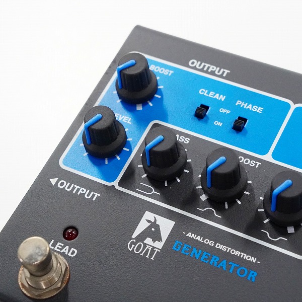 実際に弊社で買取させて頂いたGOAT/ゴート BL-G ANALOG DISTORTION GENERATOR ディストーション エフェクター 動作確認済みの画像 5枚目