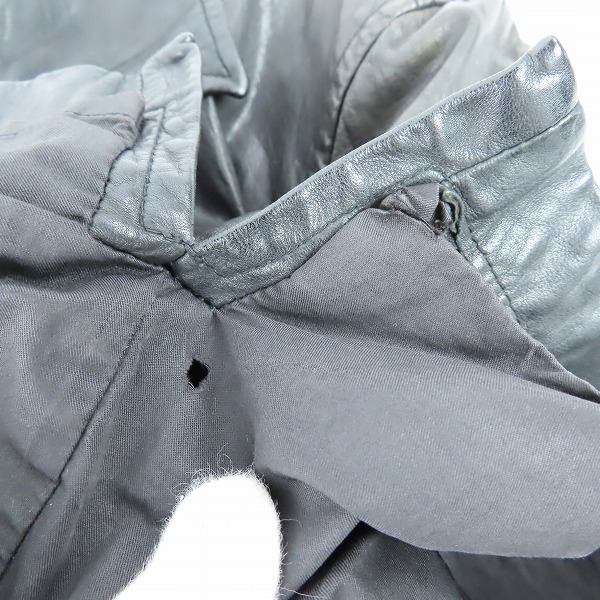 実際に弊社で買取させて頂いたPaul Smith LONDON/ポールスミス ロンドン 牛革/カウレザー ジャケット/XLの画像 5枚目