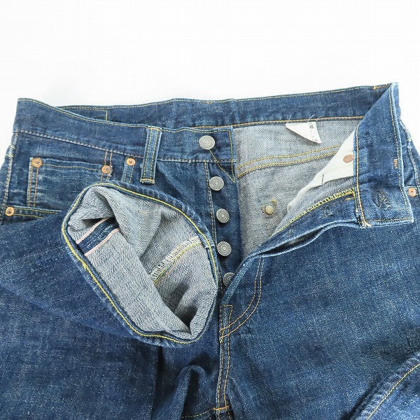 実際に弊社で買取させて頂いたSUGAR CANE/シュガーケン 東洋エンタープライズ Lot 2009 ジーンズ デニムパンツ 赤耳 SC42009 W32L34の画像 7枚目