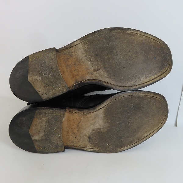 実際に弊社で買取させて頂いたTricker's/トリッカーズ サイドゴアブーツ ウィングチップ ブラック M2754/8.5の画像 2枚目