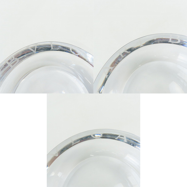 実際に弊社で買取させて頂いたBVLGARI×Rosen thal/ブルガリ×ローゼンタール クリスタル アッシュトレイ/灰皿の画像 5枚目