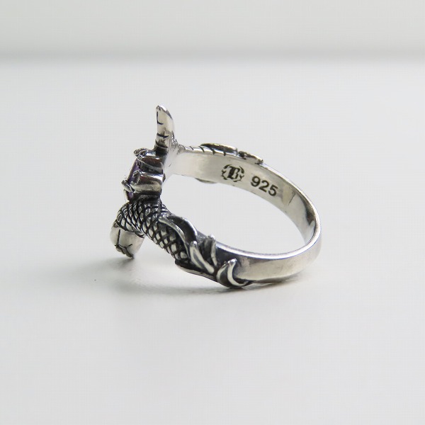 実際に弊社で買取させて頂いたBizarre/ビザール Ouroboros Collection Eternal/エターナルシルバーリング スネーク/蛇 10号の画像 2枚目