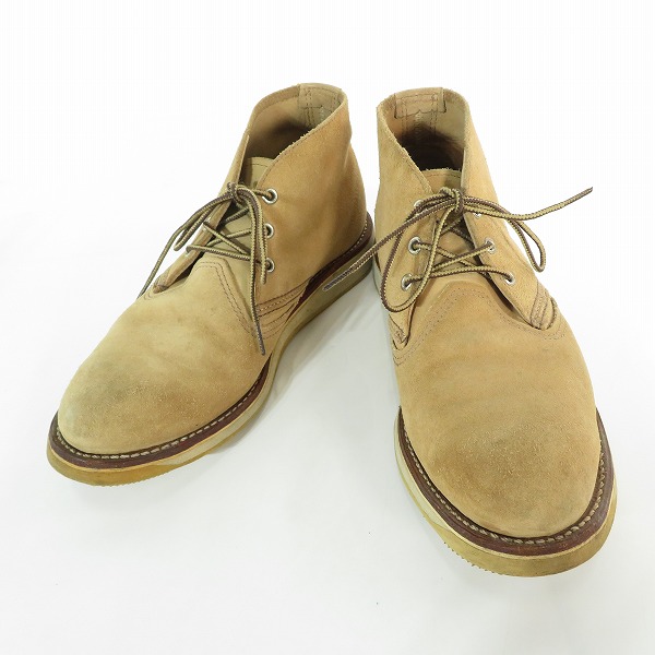 実際に弊社で買取させて頂いたREDWING/レッドウィング  スエード チャッカブーツ 3143/9.5D