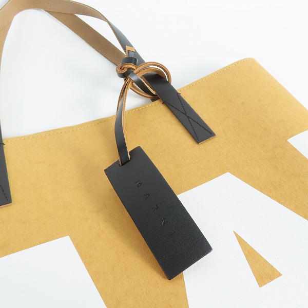 実際に弊社で買取させて頂いたMARNI/マルニ セルロース ハンドバッグ トートバッグの画像 5枚目