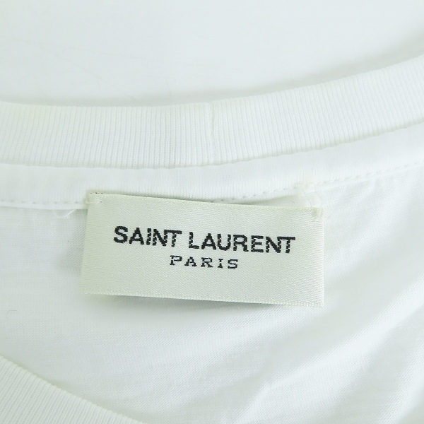 実際に弊社で買取させて頂いた【JPタグ】SAINT LAURENT/サンローラン Tシャツ/331099 Y2BC1/XSの画像 2枚目