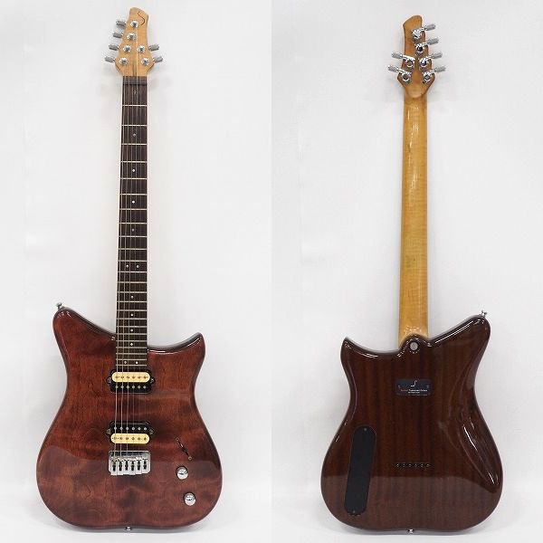 実際に弊社で買取させて頂いた★Soultool Customized Guitars/ソウルトゥール エレキギター24フレット セミハードケース付の画像 1枚目