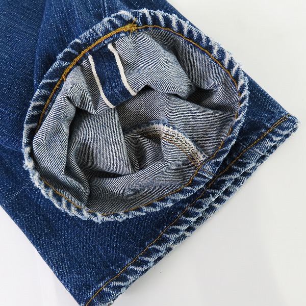 実際に弊社で買取させて頂いたLEVIS/リーバイス 501 刻印2 スモールe//シングルステッチ デニムパンツ/W33L33の画像 5枚目