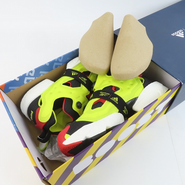 実際に弊社で買取させて頂いた【未使用】adidas×Reebok/アディダス×リーボック INSTAPUMP FURY BOOST/インスタポンプフューリーブースト FW5305/27の画像 6枚目