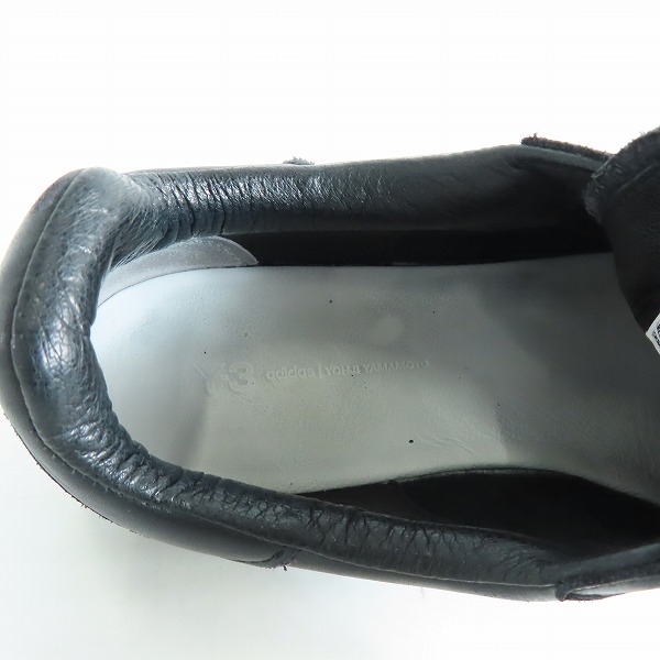 実際に弊社で買取させて頂いたY-3/ワイスリー アディダス×ヨウジヤマモト 21AW HICHO レースアップ レザーローカットスニーカー GZ9147/27の画像 4枚目