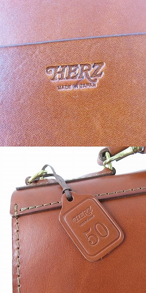 実際に弊社で買取させて頂いたHERZ/ヘルツ 前面3ポケット標本3wayバッグ リュックサック/ハンドバッグ/ショルダーバッグ A-19-Rの画像 4枚目