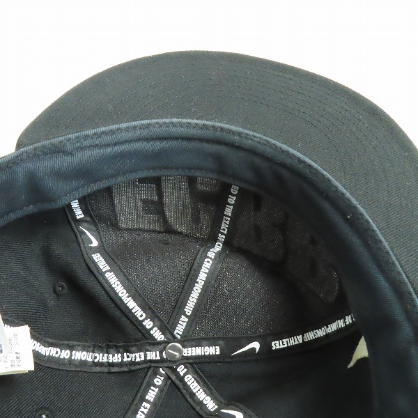 実際に弊社で買取させて頂いたNIKE×F.C.Real Bristol/ナイキ×FCレアルブリストル ビッグロゴ刺繍キャップ 789530-010の画像 9枚目