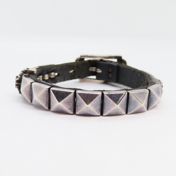 実際に弊社で買取させて頂いたF.A.L/FAL エフエーエル トゥームウォールズ レザー ブレスレットの画像 1枚目