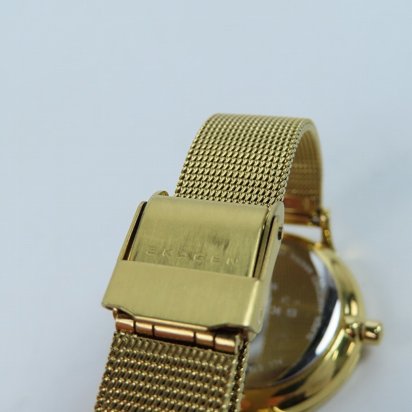 実際に弊社で買取させて頂いたSKAGEN/スカーゲン アニタ クオーツ 腕時計 SKW2150【動作未確認】の画像 5枚目