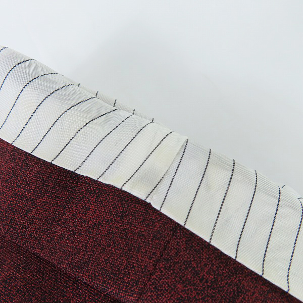 実際に弊社で買取させて頂いたJOHN LAWRENCE SULLIVAN/ジョンローレンスサリバン メランジウール タックショルダージャケット/パンツ セットアップ/44の画像 7枚目