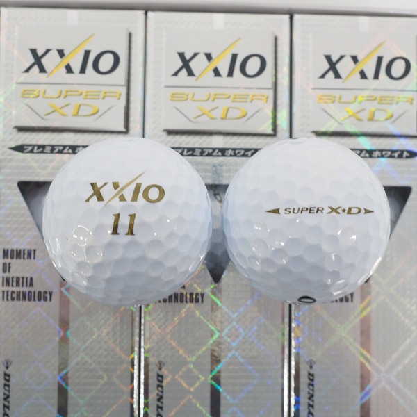 実際に弊社で買取させて頂いた【未使用】DUNLOP/ダンロップ XXIO/ゼクシオ SUPER XD ゴルフボール プレミアムホワイト 1ダース の画像 1枚目