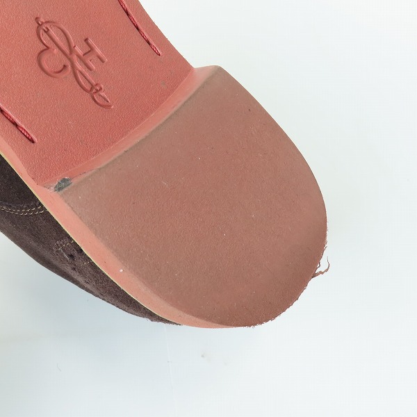 実際に弊社で買取させて頂いたCOLE HAAN/コールハーン スエード ウイングチップ シューズ C11870 G13/10Mの画像 7枚目
