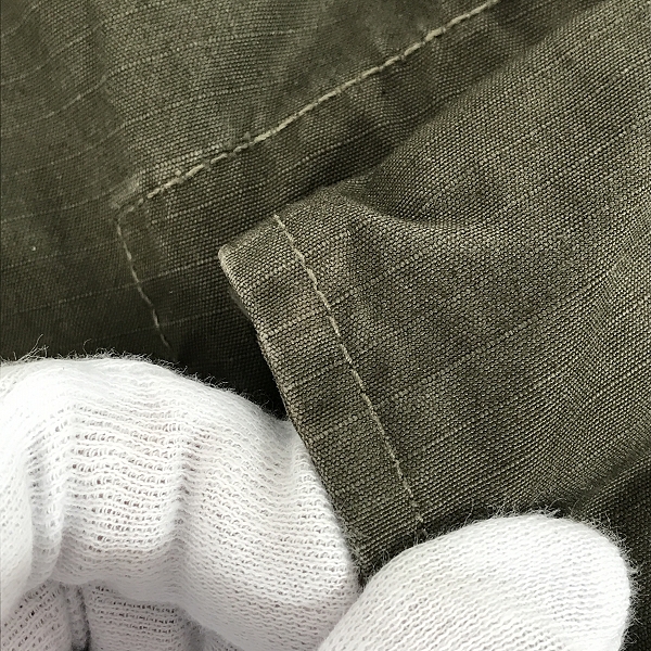 実際に弊社で買取させて頂いたJULIUS/ユリウス 21SS コットン フォールデッドバギー カーゴパンツ 737PAM9/1の画像 7枚目