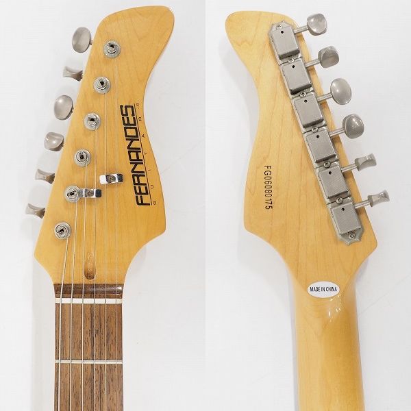 実際に弊社で買取させて頂いた★Fernandes/フェルナンデス ストラトキャスターType エレキギター ソフトケース付 の画像 2枚目