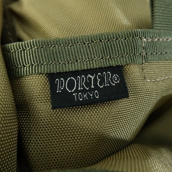 実際に弊社で買取させて頂いたBUZZ RICKSON'S×PORTER/バズリクソンズ×ポーター WilliamGibson/ウィリアムギブソン トートバッグ カーキの画像 5枚目