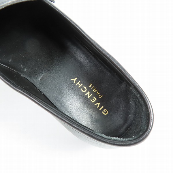 実際に弊社で買取させて頂いたGIVENCHY/ジバンシィ レザーシューズ BH2013H0KF/40の画像 4枚目