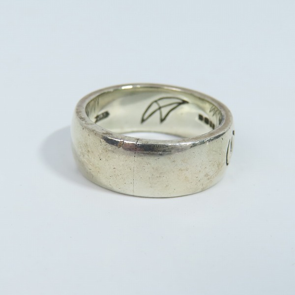 実際に弊社で買取させて頂いたCRAZY PIG/クレイジーピッグ OLD ENGLISH RING/オールドイングリッシュリング 22号の画像 3枚目