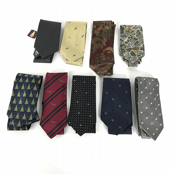 実際に弊社で買取させて頂いた 【おまとめ】BURBERRY LONDON/バーバリーロンドン BVLGARI/ブルガリ 他 ネクタイ